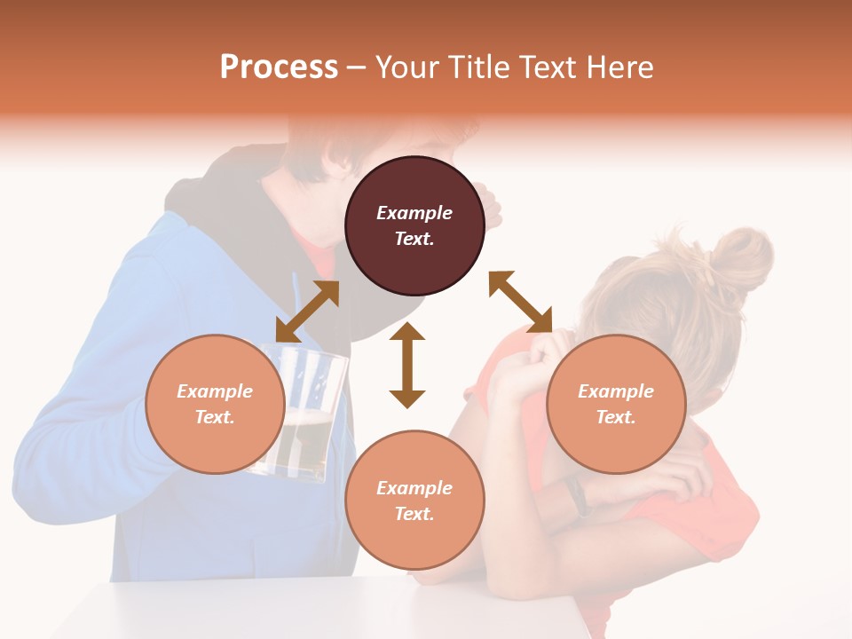 A Man And A Woman Are Screaming At Each Other PowerPoint Template