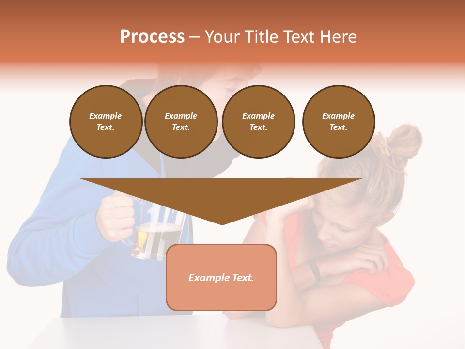 A Man And A Woman Are Screaming At Each Other PowerPoint Template