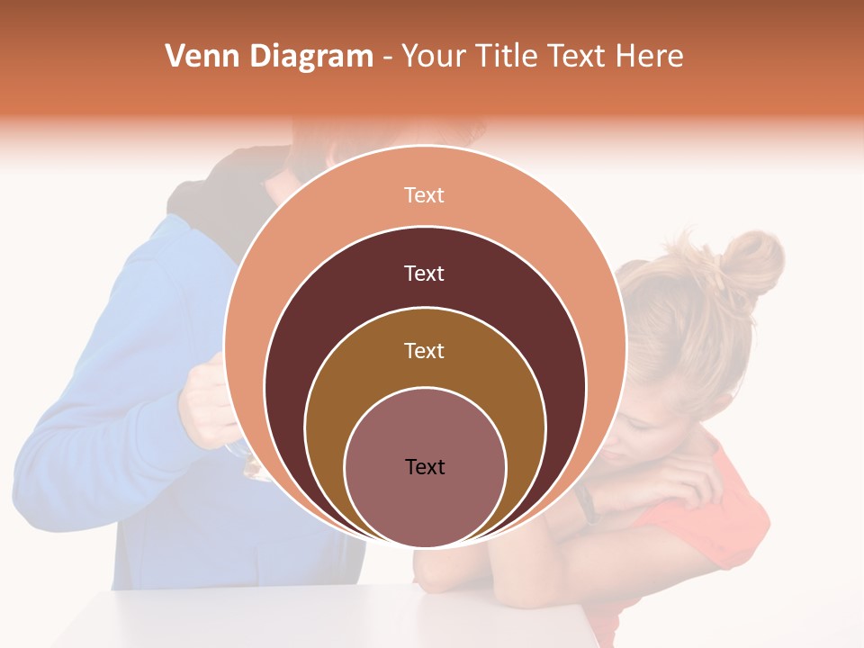 A Man And A Woman Are Screaming At Each Other PowerPoint Template