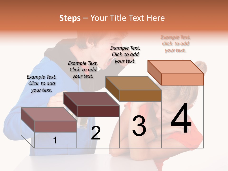 A Man And A Woman Are Screaming At Each Other PowerPoint Template