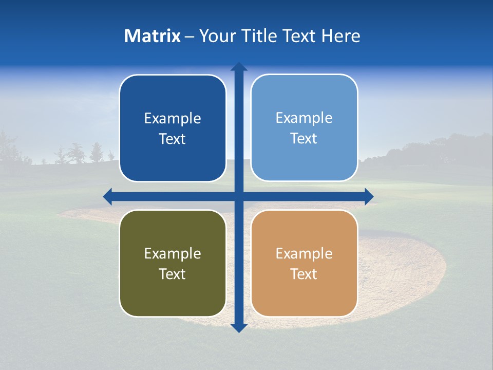 Course Leisure Lawn PowerPoint Template