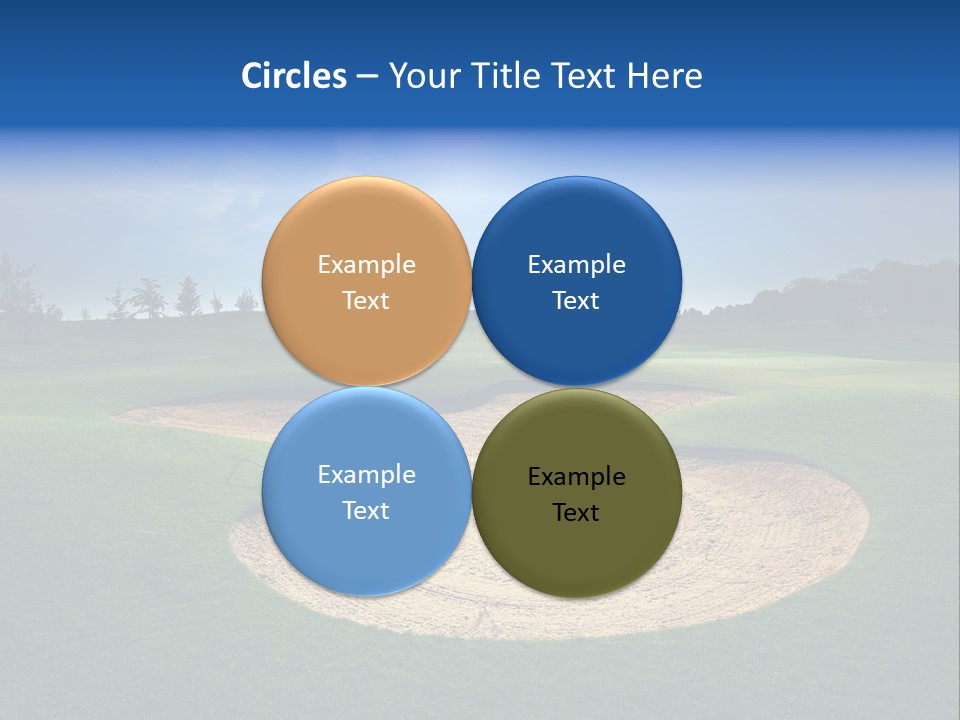 Course Leisure Lawn PowerPoint Template