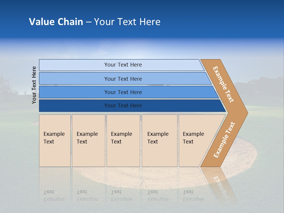 Course Leisure Lawn PowerPoint Template