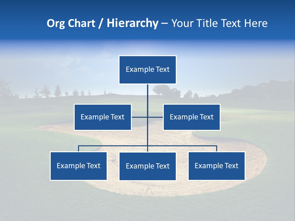 Course Leisure Lawn PowerPoint Template