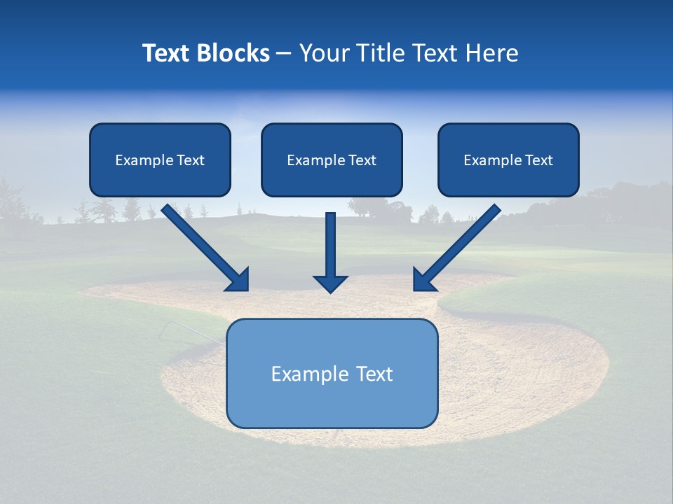 Course Leisure Lawn PowerPoint Template