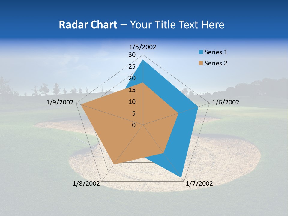 Course Leisure Lawn PowerPoint Template