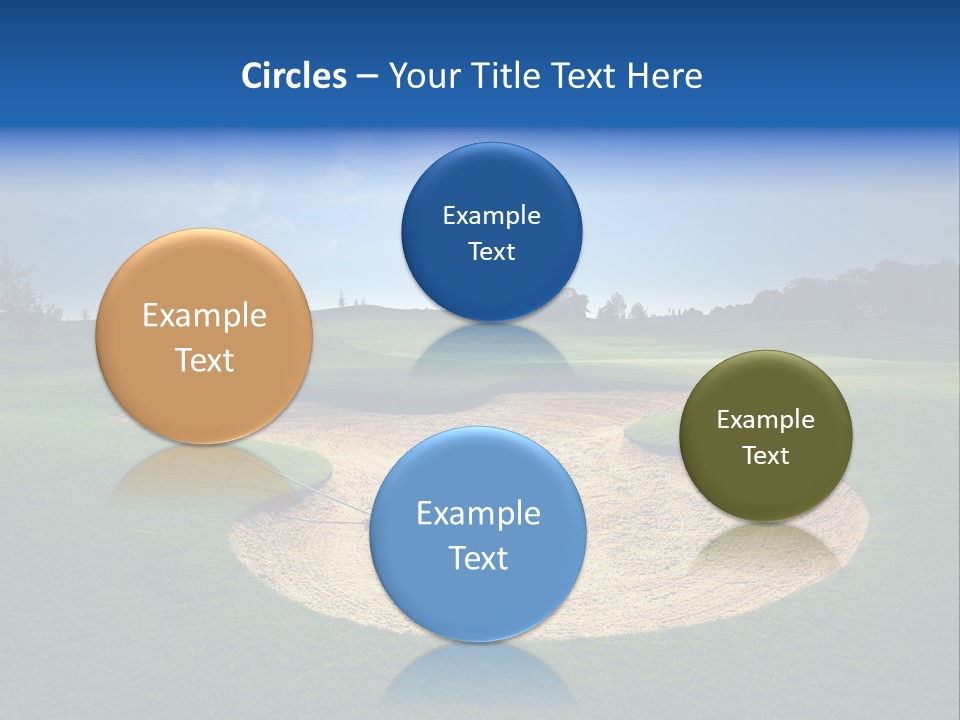 Course Leisure Lawn PowerPoint Template