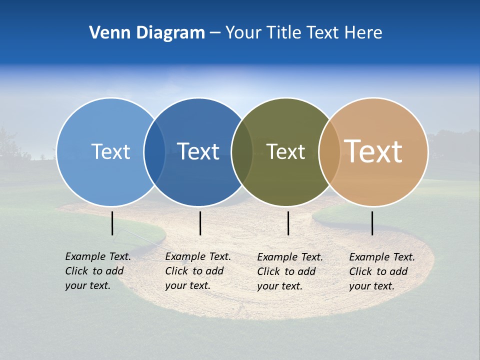 Course Leisure Lawn PowerPoint Template