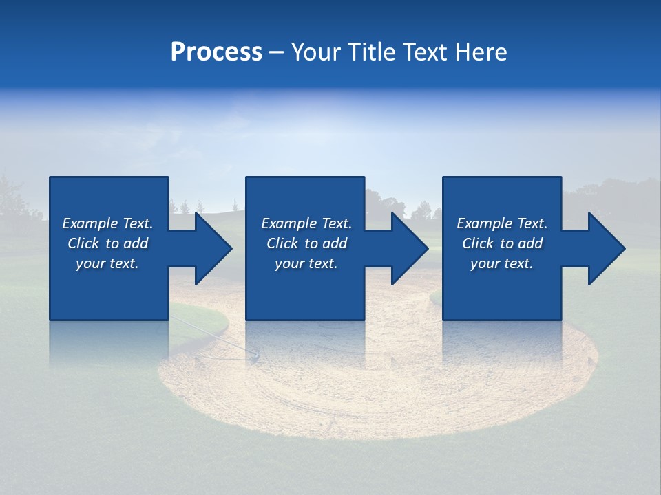 Course Leisure Lawn PowerPoint Template