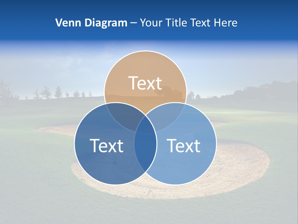 Course Leisure Lawn PowerPoint Template