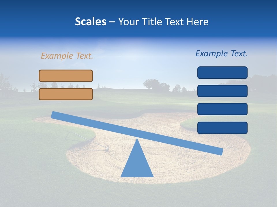 Course Leisure Lawn PowerPoint Template