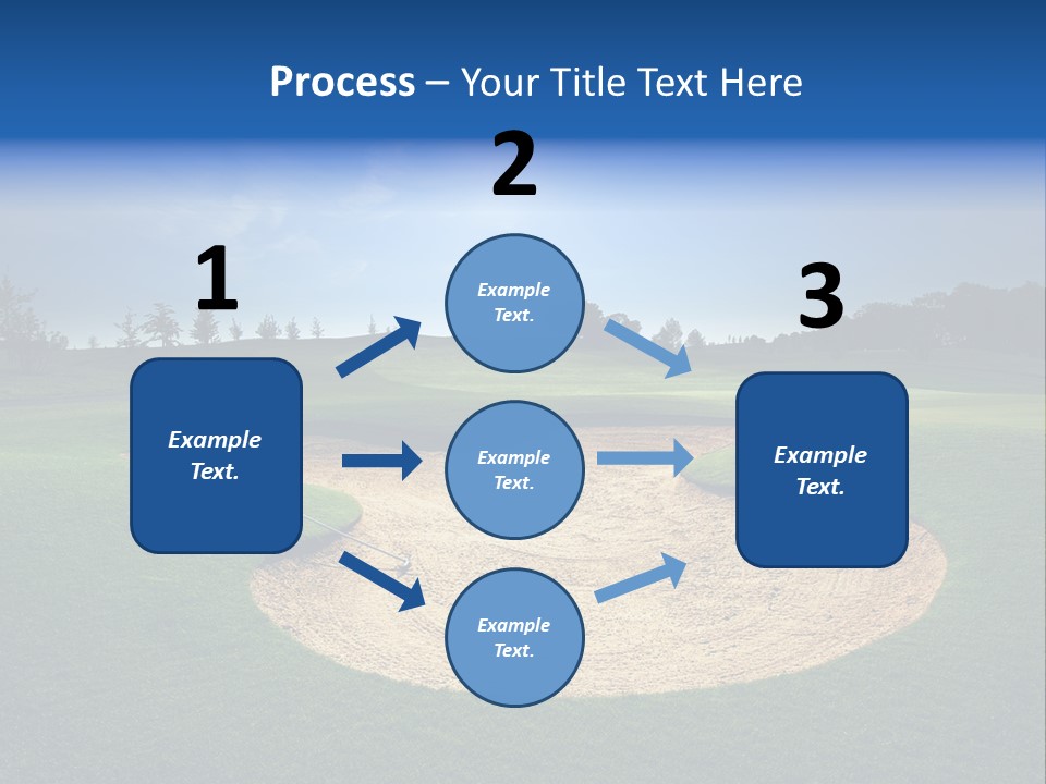Course Leisure Lawn PowerPoint Template