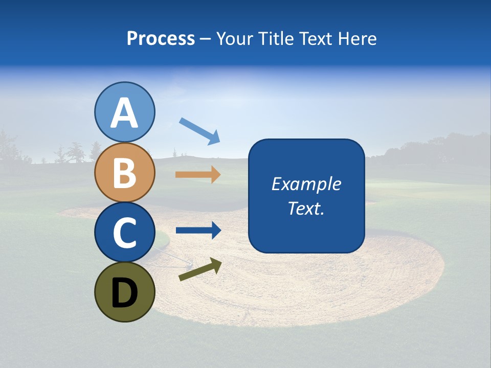 Course Leisure Lawn PowerPoint Template