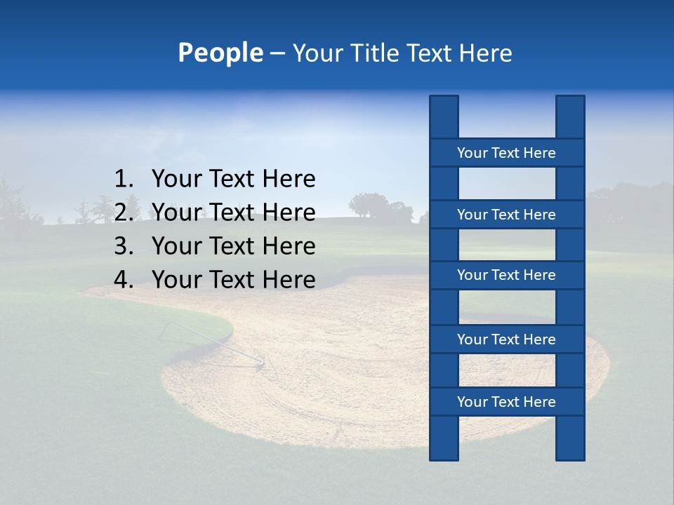 Course Leisure Lawn PowerPoint Template