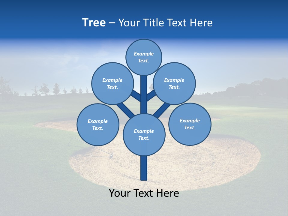 Course Leisure Lawn PowerPoint Template