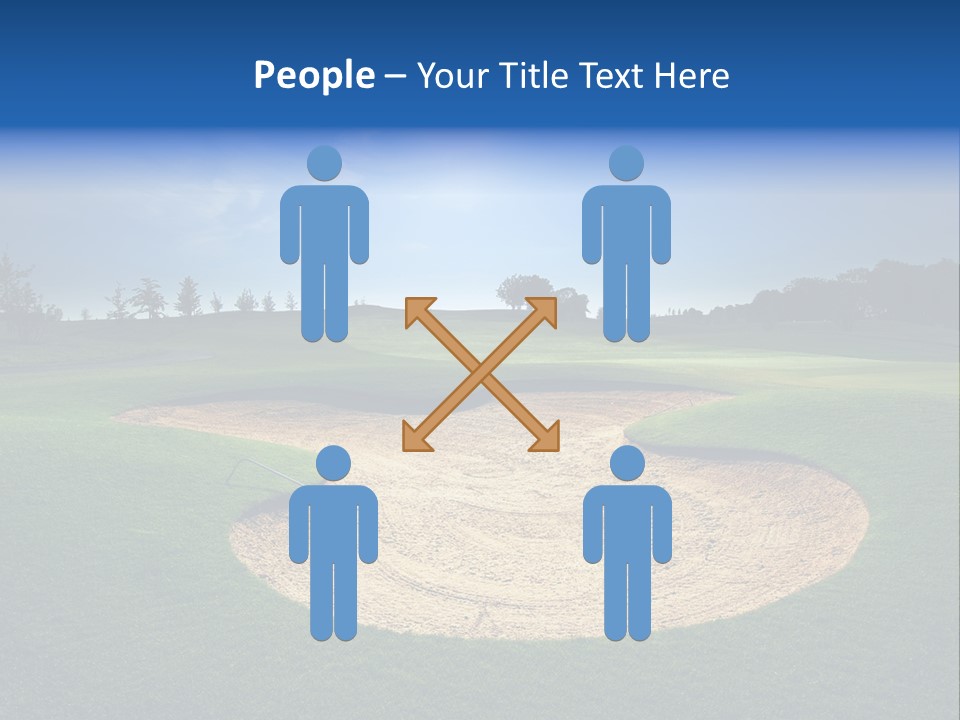 Course Leisure Lawn PowerPoint Template