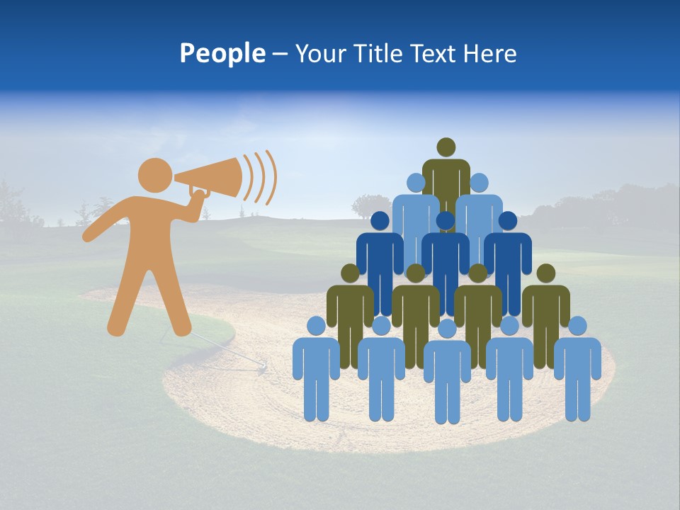 Course Leisure Lawn PowerPoint Template