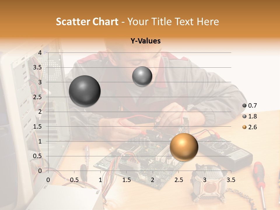 Greeting Elk Reindeer PowerPoint Template