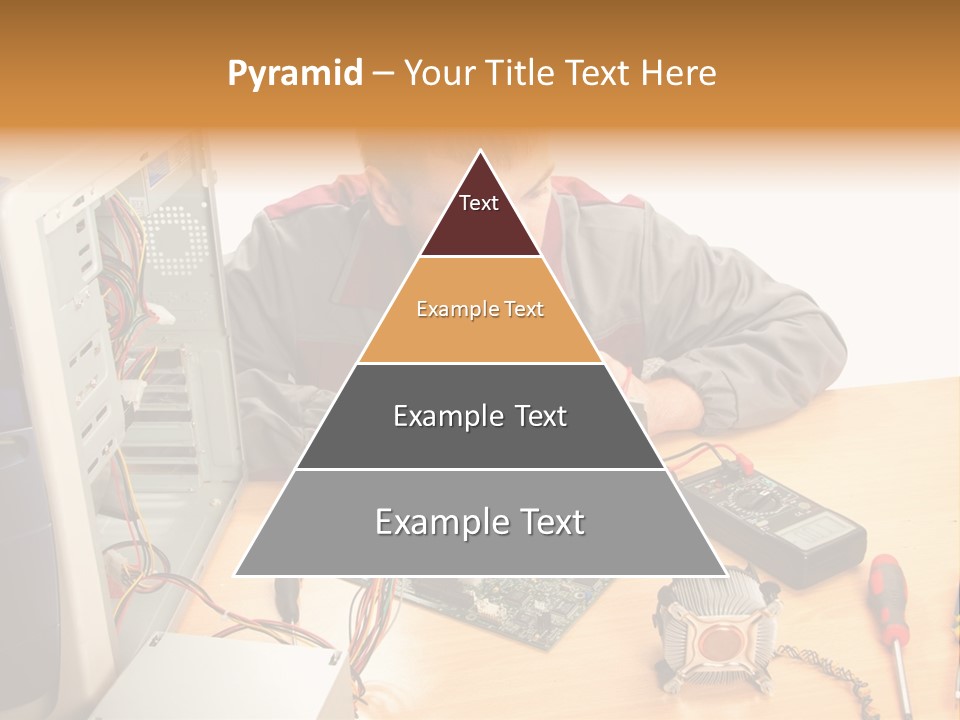 Greeting Elk Reindeer PowerPoint Template