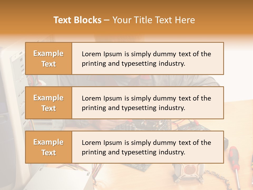 Greeting Elk Reindeer PowerPoint Template