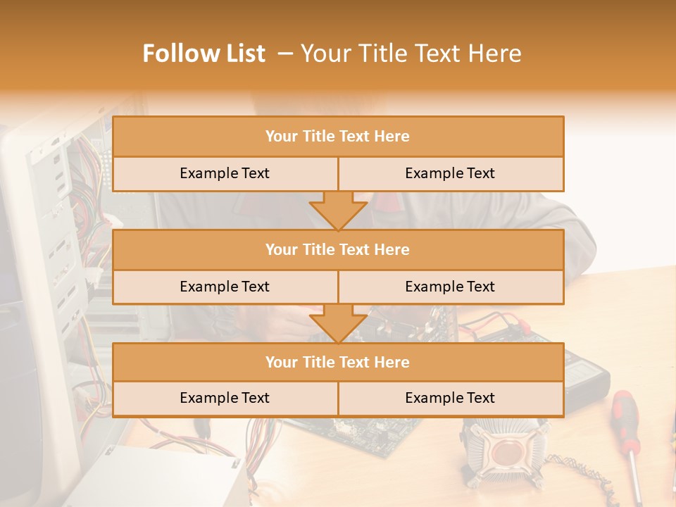 Greeting Elk Reindeer PowerPoint Template