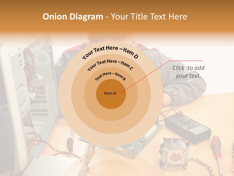 Greeting Elk Reindeer PowerPoint Template