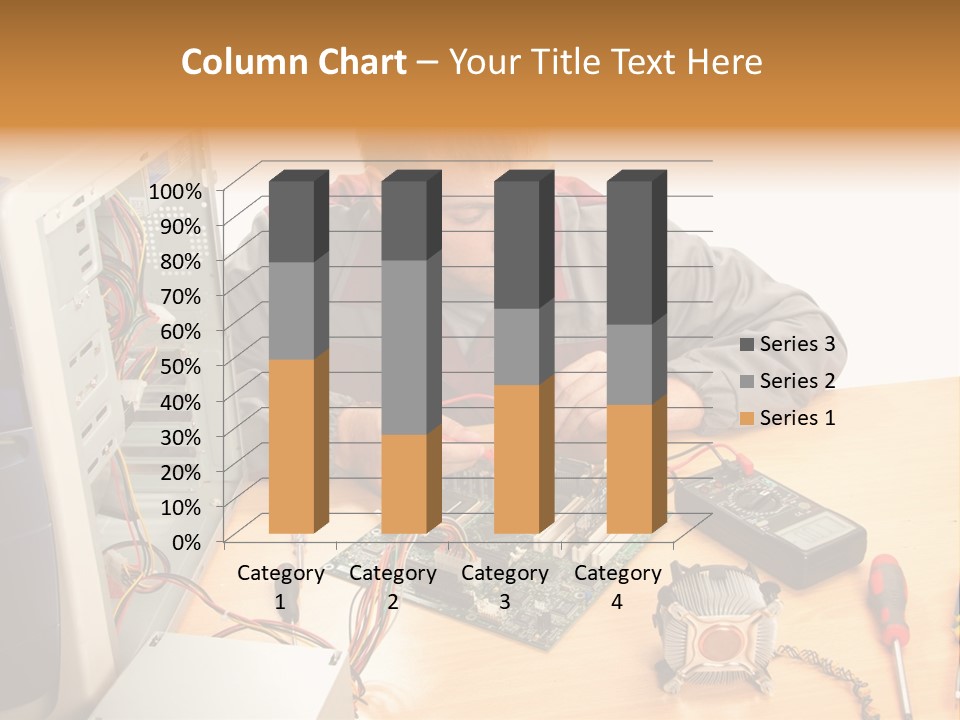 Greeting Elk Reindeer PowerPoint Template