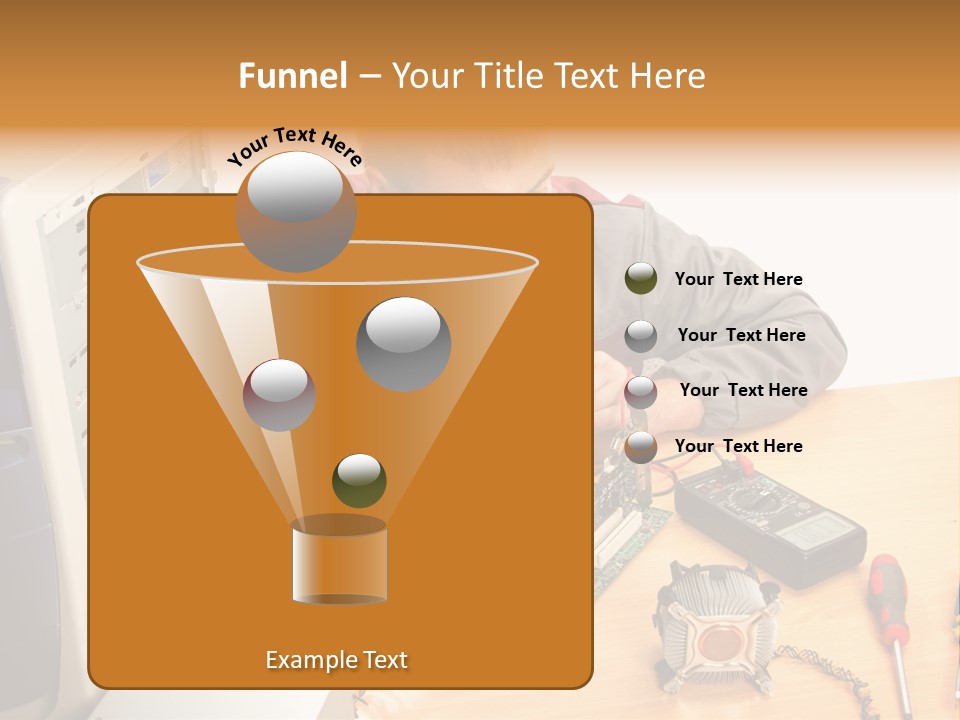 Greeting Elk Reindeer PowerPoint Template