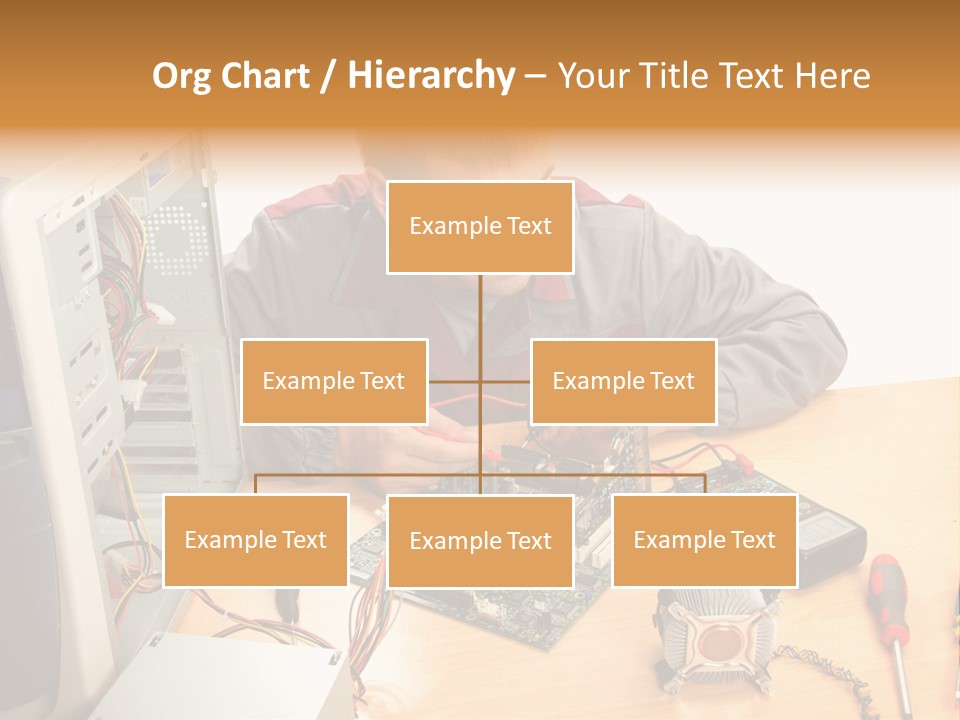 Greeting Elk Reindeer PowerPoint Template