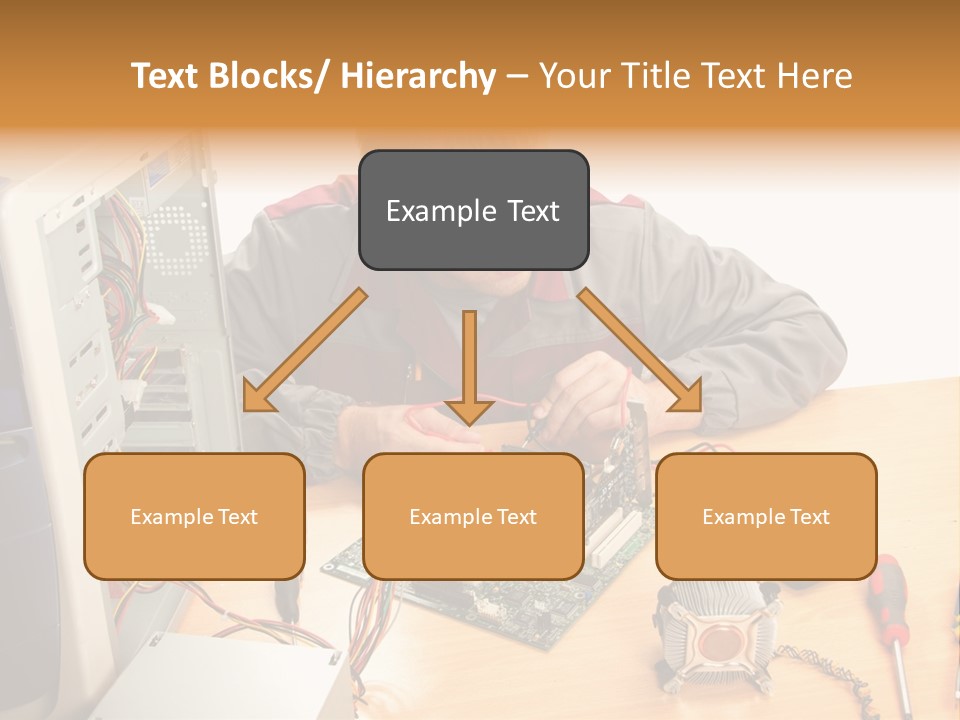 Greeting Elk Reindeer PowerPoint Template