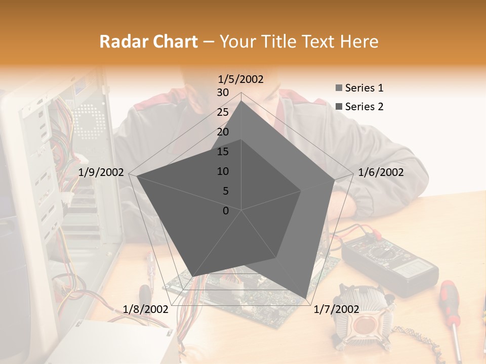 Greeting Elk Reindeer PowerPoint Template