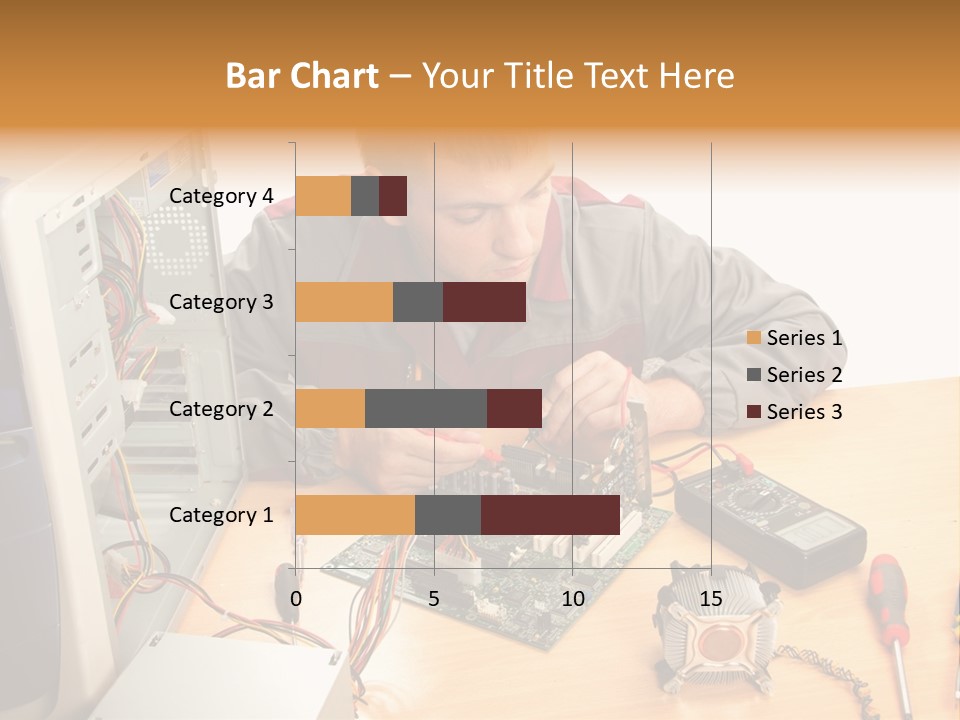 Greeting Elk Reindeer PowerPoint Template