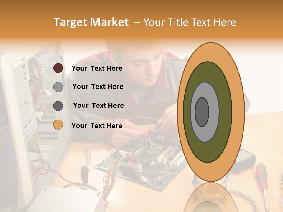 Greeting Elk Reindeer PowerPoint Template