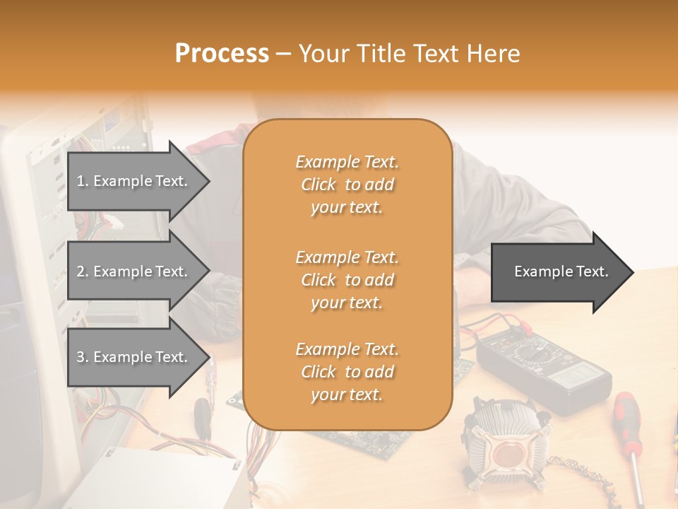 Greeting Elk Reindeer PowerPoint Template