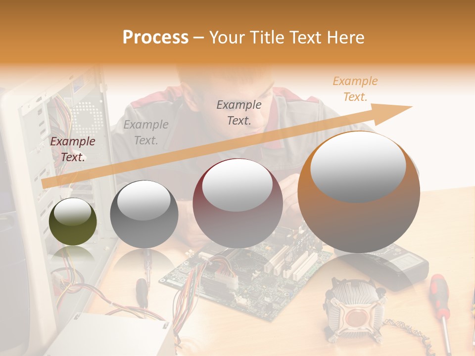 Greeting Elk Reindeer PowerPoint Template