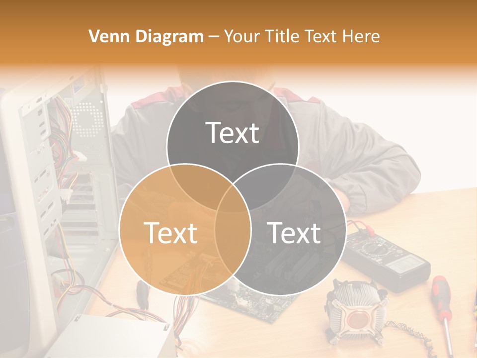 Greeting Elk Reindeer PowerPoint Template