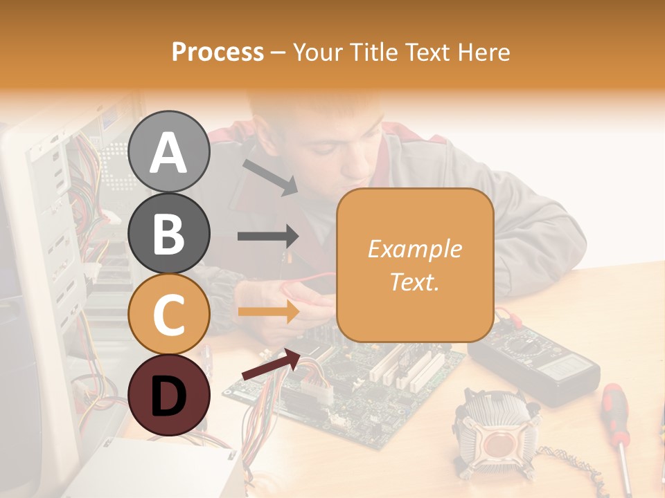 Greeting Elk Reindeer PowerPoint Template