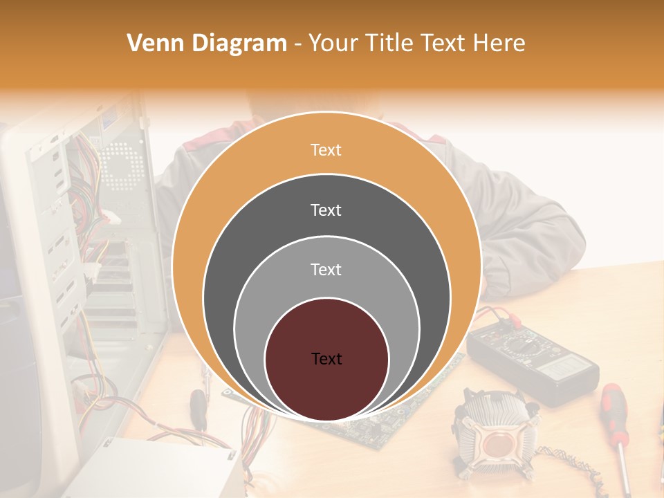 Greeting Elk Reindeer PowerPoint Template