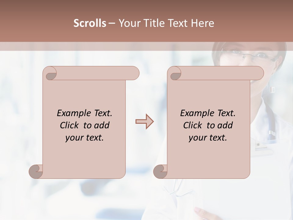 Merry Christmas North Holly PowerPoint Template