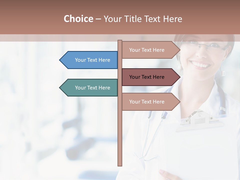 Merry Christmas North Holly PowerPoint Template