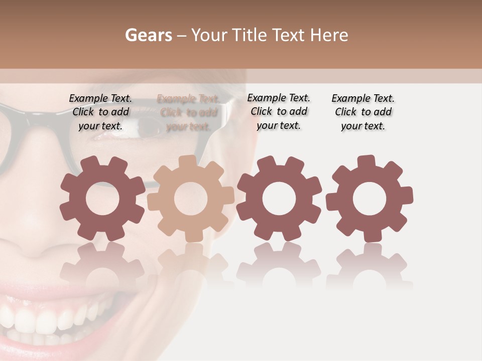 Festive Gift Present PowerPoint Template