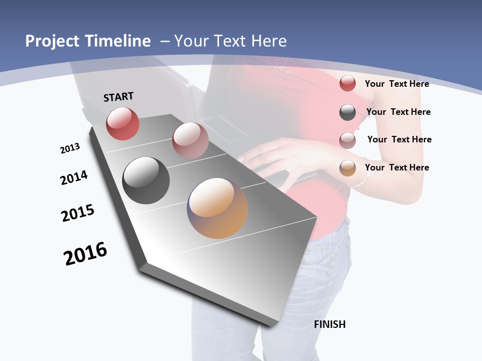 Tree Happy Holiday PowerPoint Template