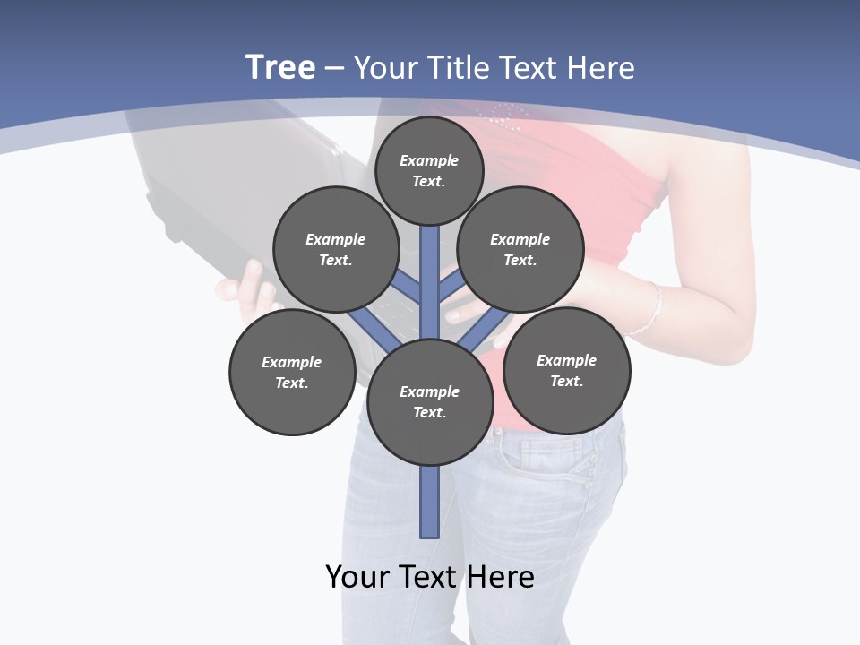 Tree Happy Holiday PowerPoint Template