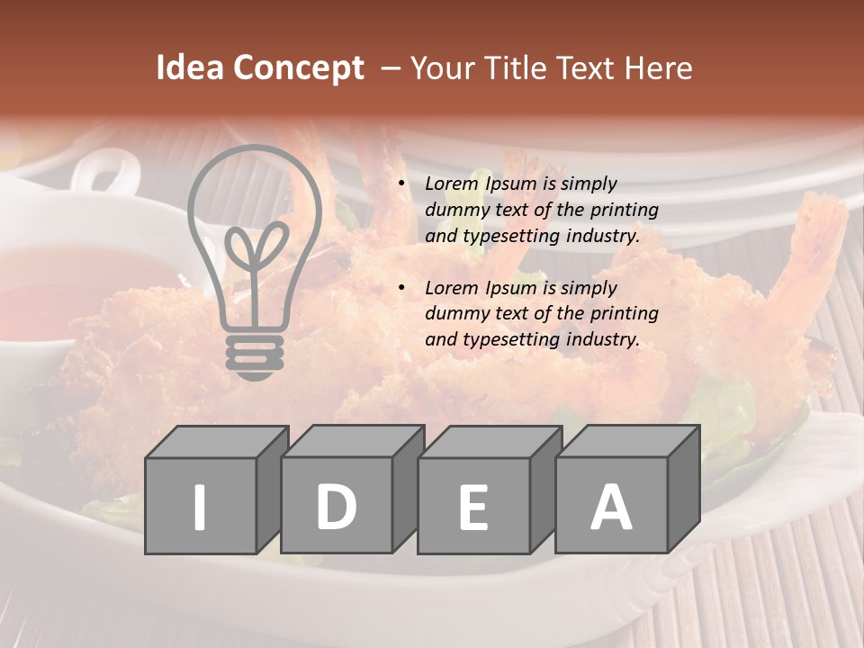 Greens Lettuce Deep PowerPoint Template