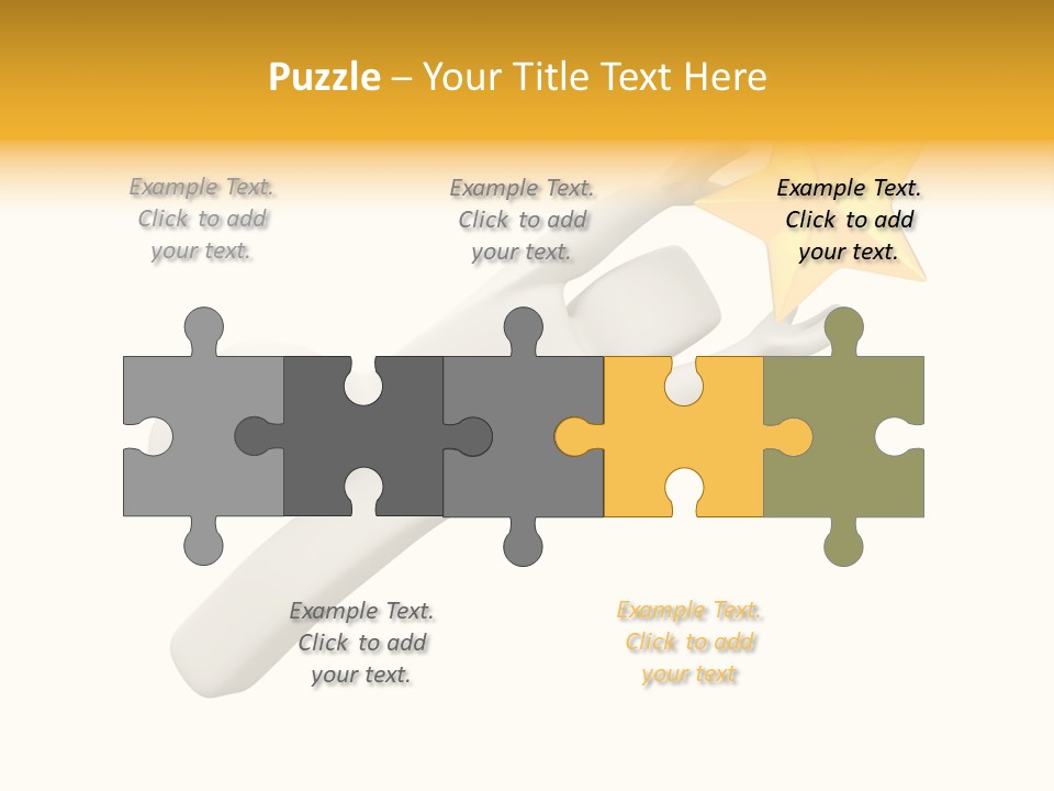 Beautiful Shine Ray PowerPoint Template