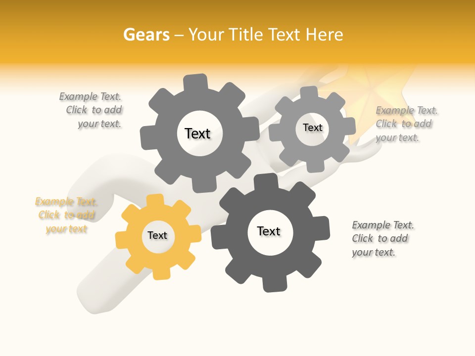 Beautiful Shine Ray PowerPoint Template