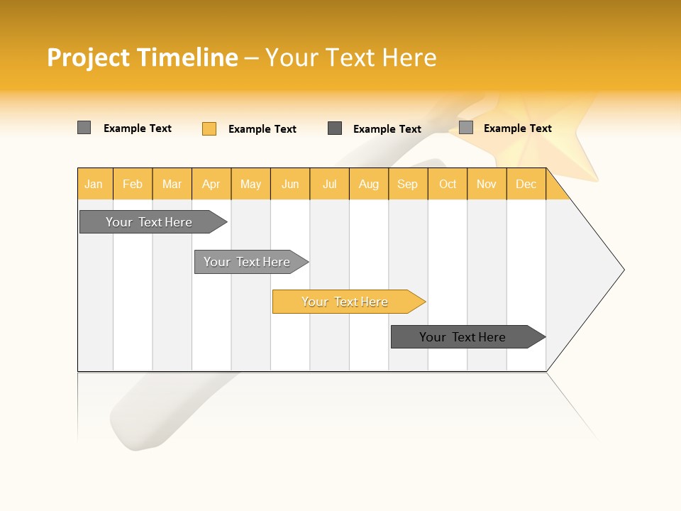 Beautiful Shine Ray PowerPoint Template