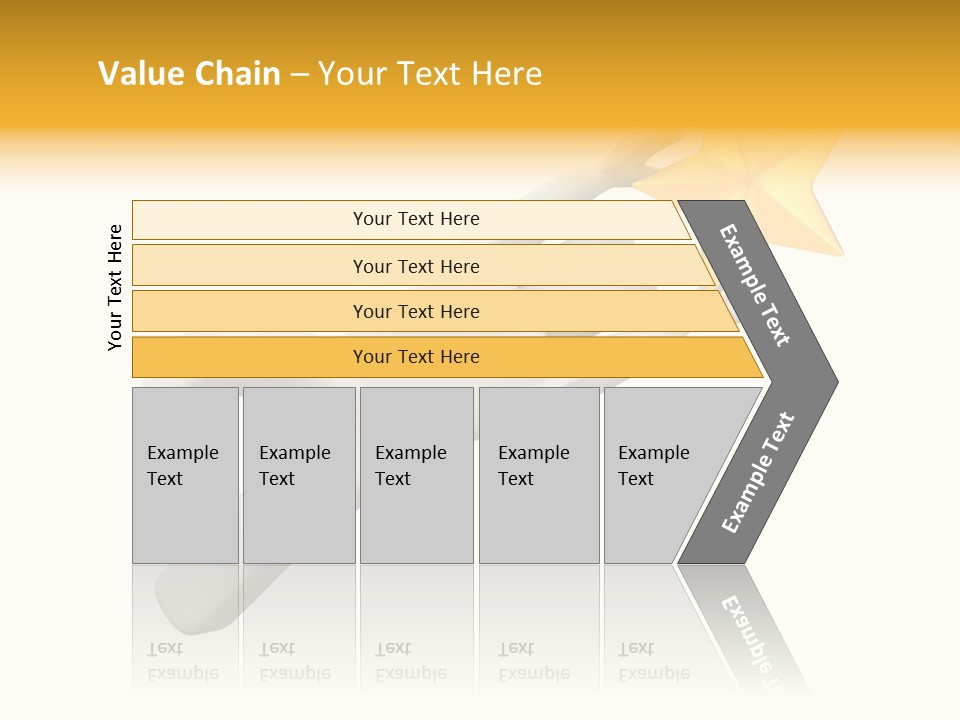 Beautiful Shine Ray PowerPoint Template