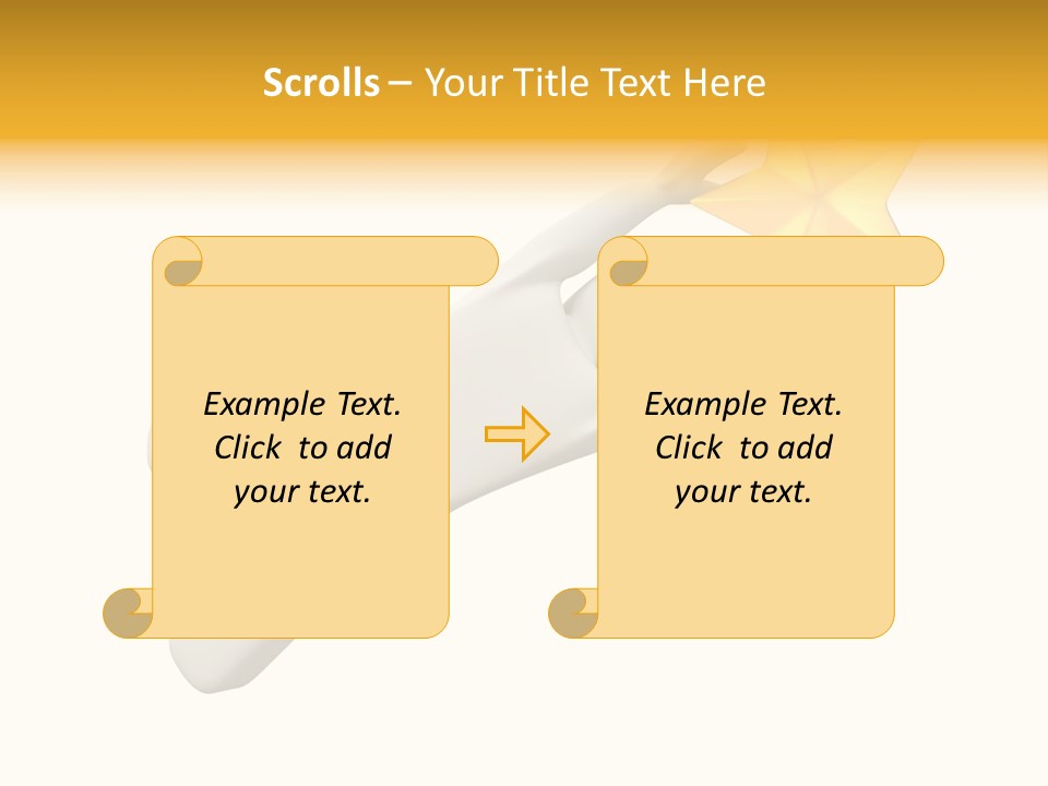 Beautiful Shine Ray PowerPoint Template