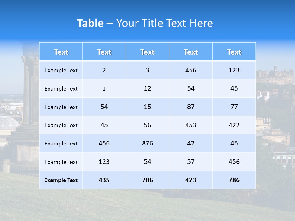 Urban Tourist Culture PowerPoint Template